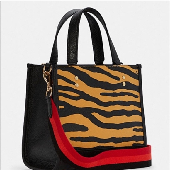 Handbags - COACH Dempsey Tote 22 Tiger Year Special Edition